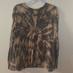 Empyre Women Long Sleeve Tie Dye Graphic Shirt Size Large